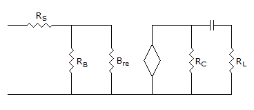 Consider the common emitter amplifier shown below with the following circuit parameters: ? = 100, gm