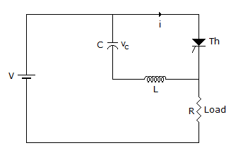 Electronics and Communication Engineering Power Electronics: The circuit in figure is for