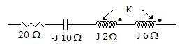 Electronics and Communication Engineering Networks Analysis and Synthesis: In the series circuit shown in figure, for series resonance, the value of the coupling coefficient, 