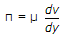 Civil Engineering Hydraulics: In Newton's viscosity equation