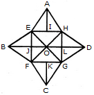Find the number of triangles in the given figure. 18 20 28 34 The figure may be labelled as shown. T