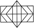 Determine the number of rectangles and hexagons in the given figure. 30, 5 32, 3 28, 5 30, 3 The fig