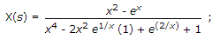 The inverse of given Laplace transform is sin t cos t et e2t s = x2 - ex x(t) = cos t.