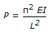 Civil Engineering Theory of Structures: is the equation for Eu