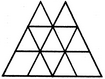 Find the number of triangles in the given figure. 16 18 14 15 The figure may be labelled as shown. T