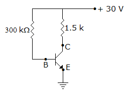 Electronics and Communication Engineering Analog Electronics: In figure what is value of IC if ?dc = 100. Neglect VBE <